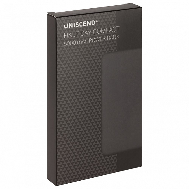 Внешний аккумулятор Uniscend Half Day Compact 5000 мAч, белый с логотипом в Астрахани заказать по выгодной цене в кибермаркете AvroraStore
