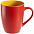 Кружка Bright Tulip, матовая, красная с желтым с логотипом в Астрахани заказать по выгодной цене в кибермаркете AvroraStore