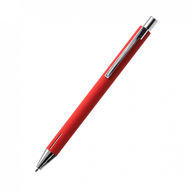 Ручка металлическая Elegant Soft - Красный PP с логотипом в Астрахани заказать по выгодной цене в кибермаркете AvroraStore