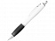 Ручка шариковая Nash, белый/черный, черные чернила с логотипом в Астрахани заказать по выгодной цене в кибермаркете AvroraStore