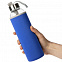 Бутылка для воды Sleeve Ace, синяя с логотипом в Астрахани заказать по выгодной цене в кибермаркете AvroraStore