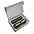 Набор Hot Box C2 металлик grey (хаки) с логотипом в Астрахани заказать по выгодной цене в кибермаркете AvroraStore