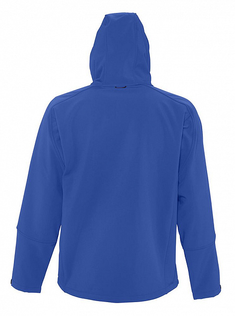 Куртка мужская с капюшоном Replay Men 340, ярко-синяя с логотипом в Астрахани заказать по выгодной цене в кибермаркете AvroraStore