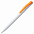 Ручка шариковая Pin, белая с красным с логотипом в Астрахани заказать по выгодной цене в кибермаркете AvroraStore
