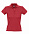 Рубашка поло женская PEOPLE 210, красная с логотипом в Астрахани заказать по выгодной цене в кибермаркете AvroraStore
