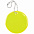 Светоотражатель Spare Care, круг, желтый неон с логотипом в Астрахани заказать по выгодной цене в кибермаркете AvroraStore