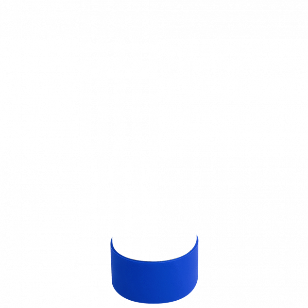 Манжета силиконовая для термобутылки Olivia, синий с логотипом в Астрахани заказать по выгодной цене в кибермаркете AvroraStore