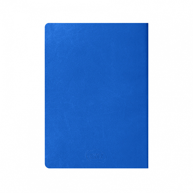 Ежедневник недатированный Tony, А5, глубокий синий, кремовый блок в клетку с логотипом в Астрахани заказать по выгодной цене в кибермаркете AvroraStore