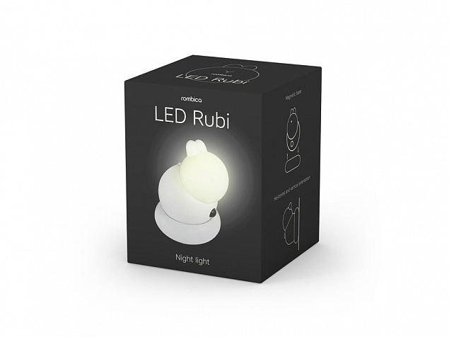 Ночник «LED Rubi» с логотипом в Астрахани заказать по выгодной цене в кибермаркете AvroraStore