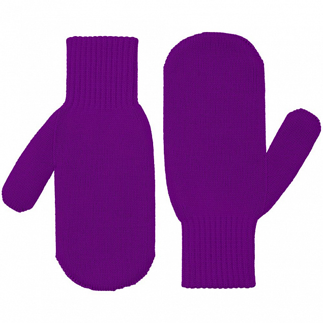 Варежки Life Explorer, фиолетовые с логотипом в Астрахани заказать по выгодной цене в кибермаркете AvroraStore
