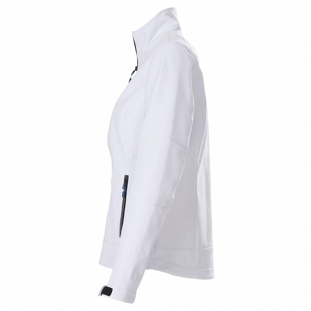 Куртка софтшелл женская TRIAL LADY, белая с логотипом в Астрахани заказать по выгодной цене в кибермаркете AvroraStore