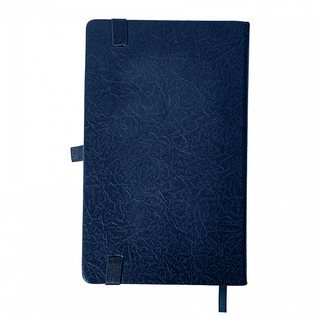 Ежедневник недатированный Starry , А5, темно-синий, кремовый блок с логотипом в Астрахани заказать по выгодной цене в кибермаркете AvroraStore