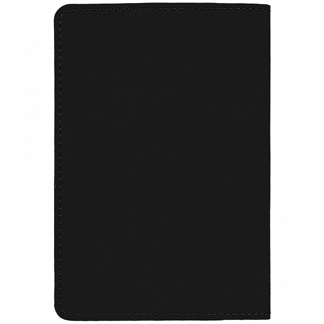 Обложка для паспорта Alaska, черная с логотипом в Астрахани заказать по выгодной цене в кибермаркете AvroraStore