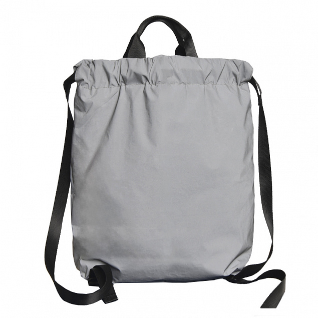 Рюкзак RUN, светоотражающий серый, 48х40см, 100% нейлон с логотипом в Астрахани заказать по выгодной цене в кибермаркете AvroraStore