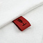 Лейбл тканевый Epsilon, S, красный с логотипом в Астрахани заказать по выгодной цене в кибермаркете AvroraStore