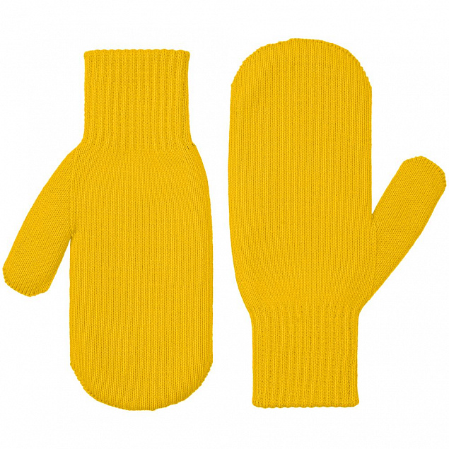 Варежки Life Explorer, желтые с логотипом в Астрахани заказать по выгодной цене в кибермаркете AvroraStore