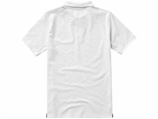 Рубашка поло Calgary мужская, белый с логотипом в Астрахани заказать по выгодной цене в кибермаркете AvroraStore