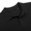 Рубашка поло мужская Inspire черная с логотипом в Астрахани заказать по выгодной цене в кибермаркете AvroraStore
