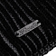 Шапка Nobilis, черная с серым меланжем с логотипом в Астрахани заказать по выгодной цене в кибермаркете AvroraStore