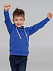 Толстовка с капюшоном детская Kirenga Kids, ярко-синяя с логотипом в Астрахани заказать по выгодной цене в кибермаркете AvroraStore