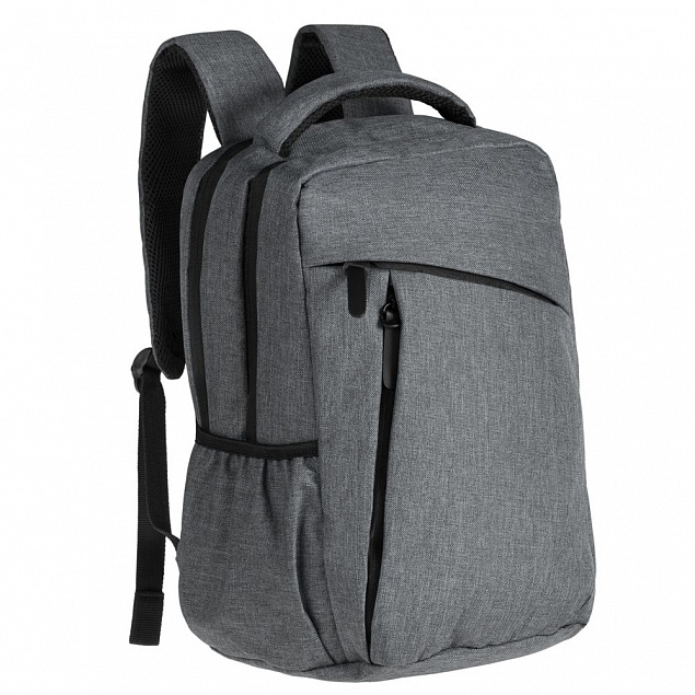 Рюкзак для ноутбука Burst, серый с логотипом в Астрахани заказать по выгодной цене в кибермаркете AvroraStore