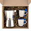 Набор для кофе Pairy, синий с логотипом в Астрахани заказать по выгодной цене в кибермаркете AvroraStore
