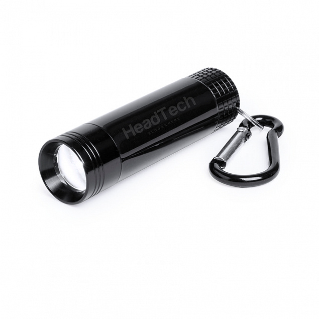 Металлический LED  фонарик " Derstak",   поставляется без батарейки с логотипом в Астрахани заказать по выгодной цене в кибермаркете AvroraStore