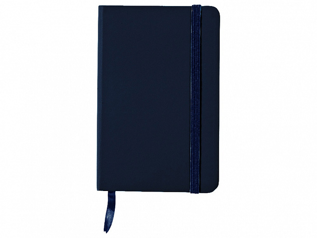 Блокнот классический карманный Juan А6, темно-синий с логотипом в Астрахани заказать по выгодной цене в кибермаркете AvroraStore
