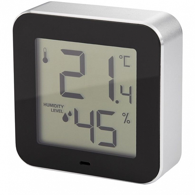 Термометр-гигрометр Simple с логотипом в Астрахани заказать по выгодной цене в кибермаркете AvroraStore