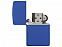 Зажигалка ZIPPO Classic с покрытием Royal Blue Matte с логотипом в Астрахани заказать по выгодной цене в кибермаркете AvroraStore