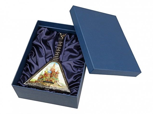 Подарочный набор Музыкальная Россия: балалайка, книга  RUSSIA с логотипом в Астрахани заказать по выгодной цене в кибермаркете AvroraStore