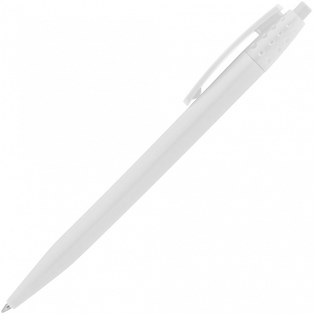 Ручка шариковая Champion ver.2, белая с логотипом в Астрахани заказать по выгодной цене в кибермаркете AvroraStore