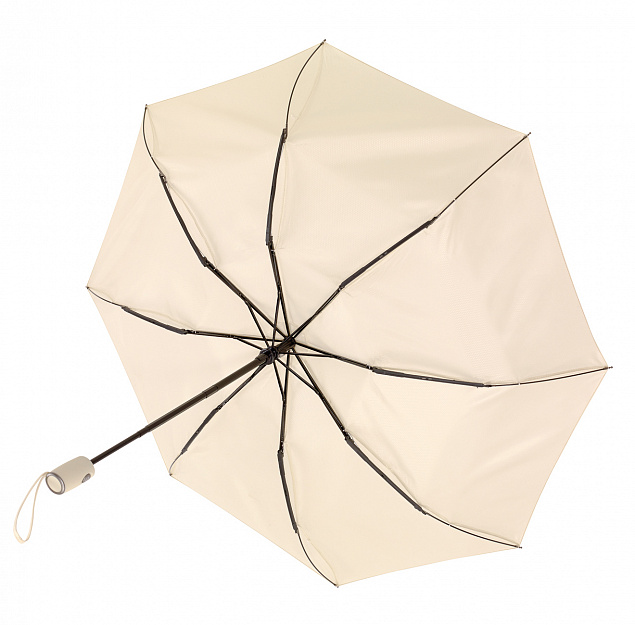 Автоматический ветрозащитный карманный зонт ORIANA, жемчужно-серый с логотипом в Астрахани заказать по выгодной цене в кибермаркете AvroraStore