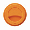 Стакан с крышкой PLA, 350 мл, оранжевый с логотипом в Астрахани заказать по выгодной цене в кибермаркете AvroraStore