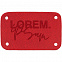 Лейбл Latte, S, красный с логотипом в Астрахани заказать по выгодной цене в кибермаркете AvroraStore
