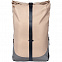 Рюкзак coolStuff Plus, бежевый c темно-синим с логотипом в Астрахани заказать по выгодной цене в кибермаркете AvroraStore