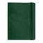 Ежедневник недатированный Boomer, А5,  темно-зеленый, кремовый блок, без обреза с логотипом в Астрахани заказать по выгодной цене в кибермаркете AvroraStore