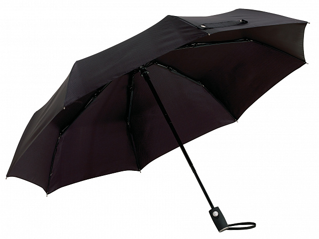 Автоматический ветрозащитный карманный зонт ORIANA, черный с логотипом в Астрахани заказать по выгодной цене в кибермаркете AvroraStore