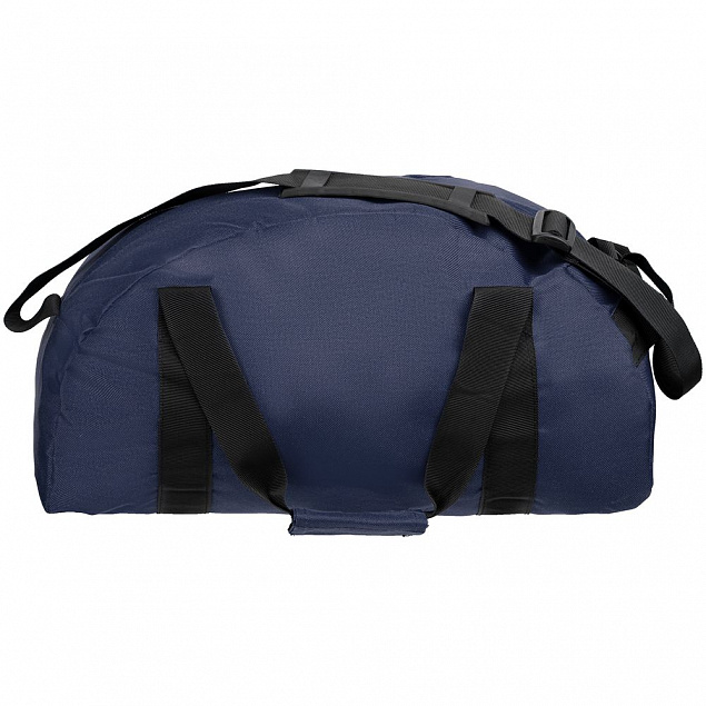 Спортивная сумка Portager, темно-синяя с логотипом в Астрахани заказать по выгодной цене в кибермаркете AvroraStore