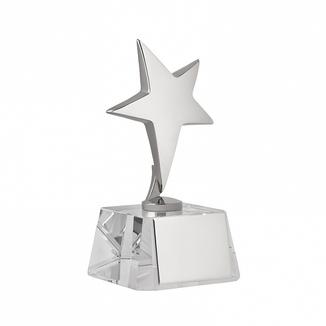 Статуэтка "Звезда", серебро с логотипом в Астрахани заказать по выгодной цене в кибермаркете AvroraStore