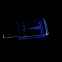 Флешка "Moon" 16 Гб c подсветкой - Синий HH с логотипом в Астрахани заказать по выгодной цене в кибермаркете AvroraStore