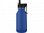 Lina, спортивная бутылка из нержавеющей стали объемом 400 мл с трубочкой и петлей, темно-синий с логотипом в Астрахани заказать по выгодной цене в кибермаркете AvroraStore