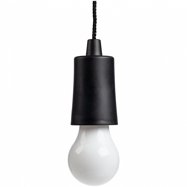 Лампа портативная Lumin, черная с логотипом в Астрахани заказать по выгодной цене в кибермаркете AvroraStore