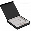 Коробка Memoria под ежедневник, аккумулятор и ручку, черная с логотипом в Астрахани заказать по выгодной цене в кибермаркете AvroraStore