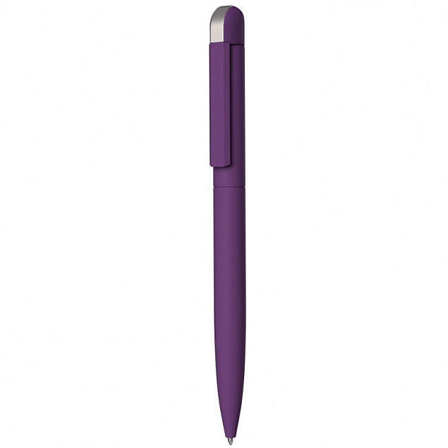 Ручка шариковая "Jupiter", фиолетовый, покрытие soft touch с логотипом в Астрахани заказать по выгодной цене в кибермаркете AvroraStore