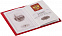 Обложка для паспорта Twill, красная с логотипом в Астрахани заказать по выгодной цене в кибермаркете AvroraStore