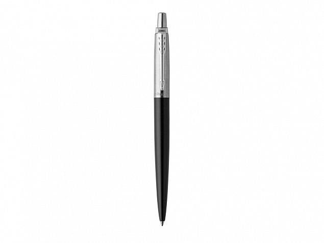Ручка Parker шариковая Jotter Essential, Satin Black CT с логотипом в Астрахани заказать по выгодной цене в кибермаркете AvroraStore