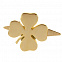 Шильдик «Счастливый клевер», золотистый с логотипом в Астрахани заказать по выгодной цене в кибермаркете AvroraStore