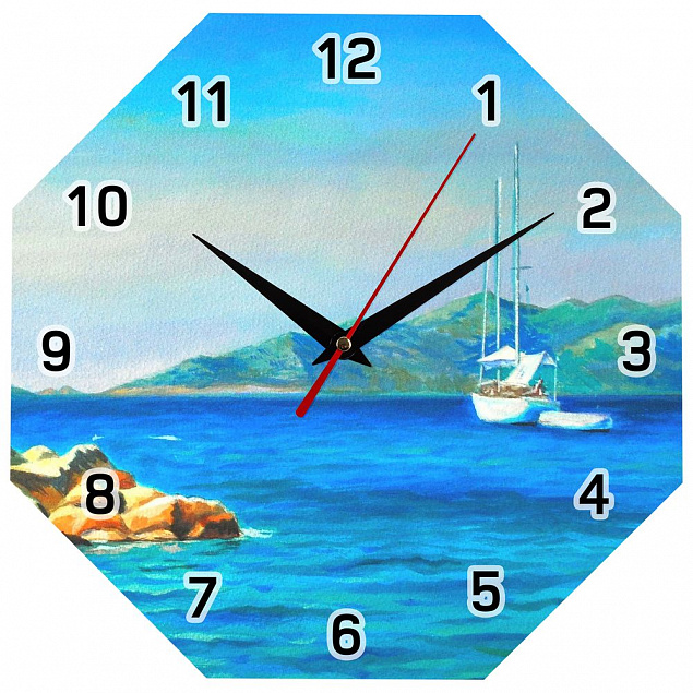Часы настенные стеклянные Time Diamond с логотипом в Астрахани заказать по выгодной цене в кибермаркете AvroraStore