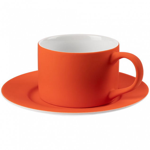 Чайная пара Best Morning, оранжевая с логотипом в Астрахани заказать по выгодной цене в кибермаркете AvroraStore